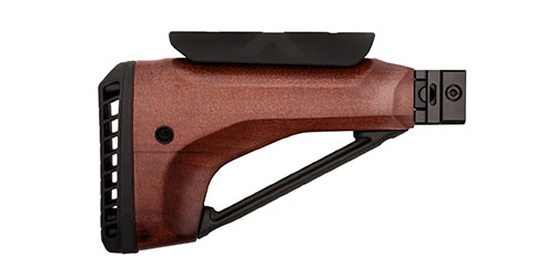 WOOX 1913 Woody Stock to elegancka, ręcznie wykonana kolba z amerykańskiego orzecha, idealna do karabinów z szyną Picatinny 1913, zapewniająca komfort strzelania.